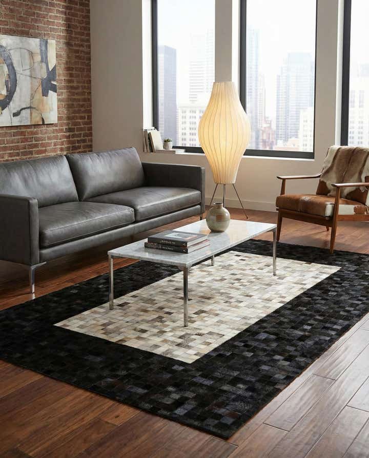 5' x 8' Cowhide - Patchwork Rug