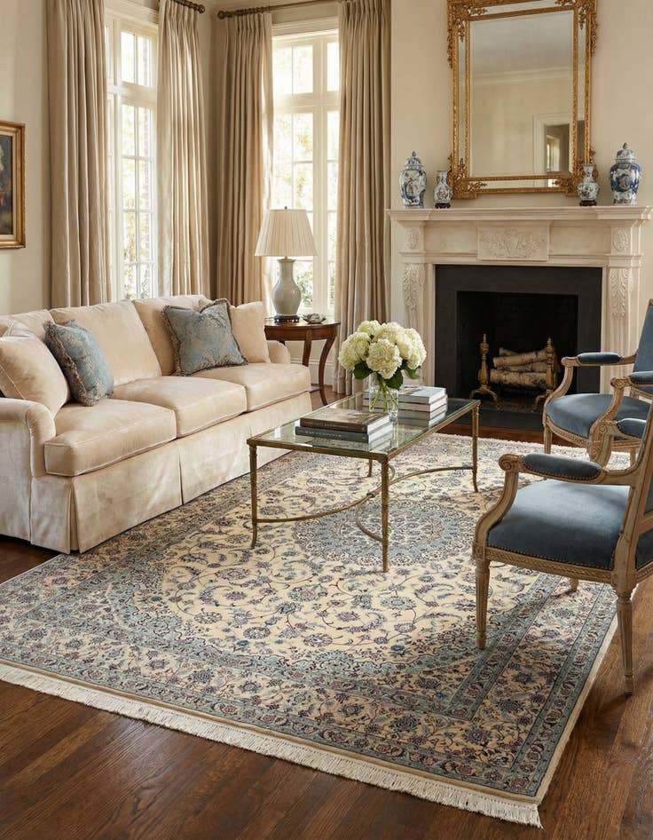 Detail image of 6' 11 x 9' 10 Nain Rug