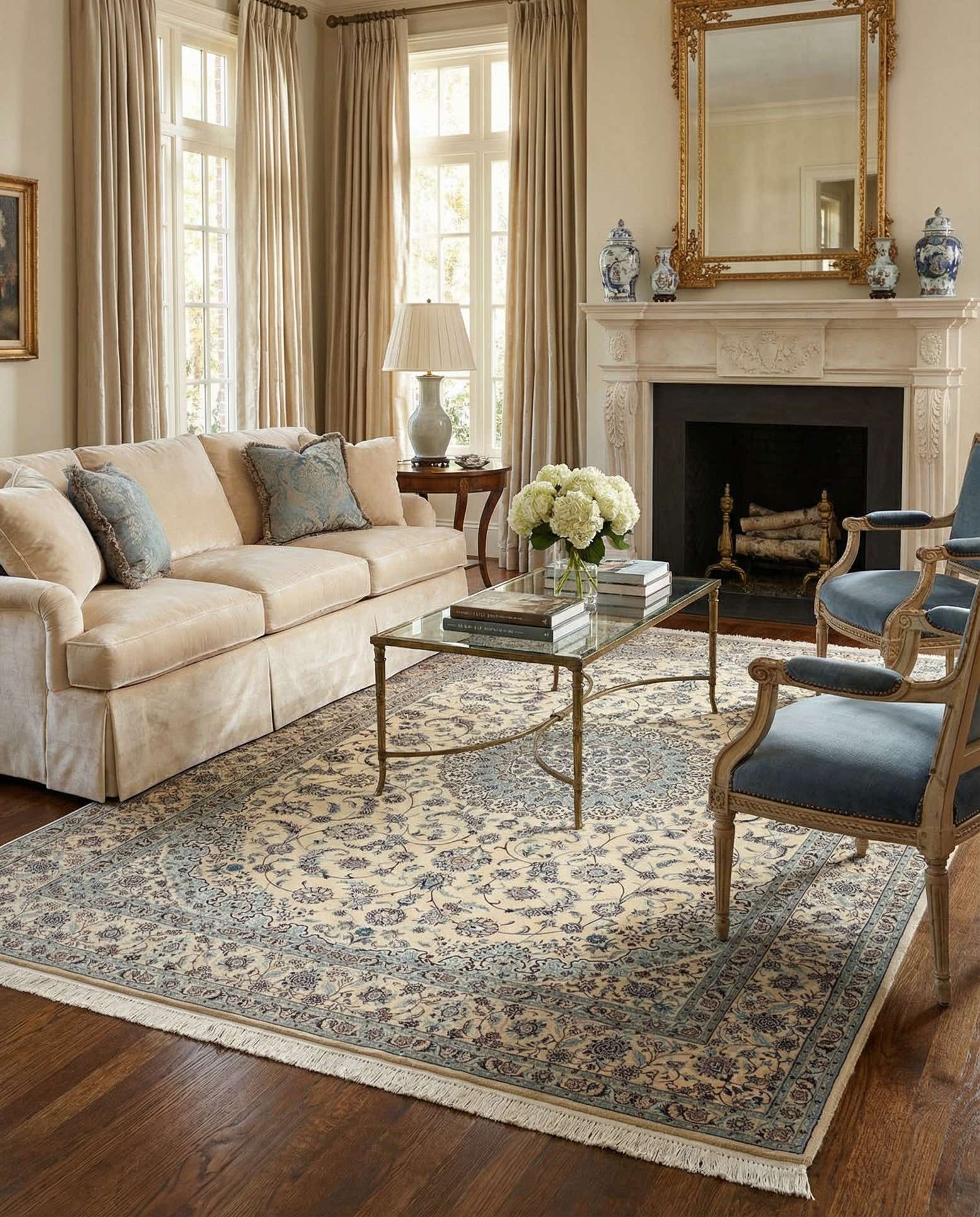 6' 11 x 9' 10 Nain Rug
