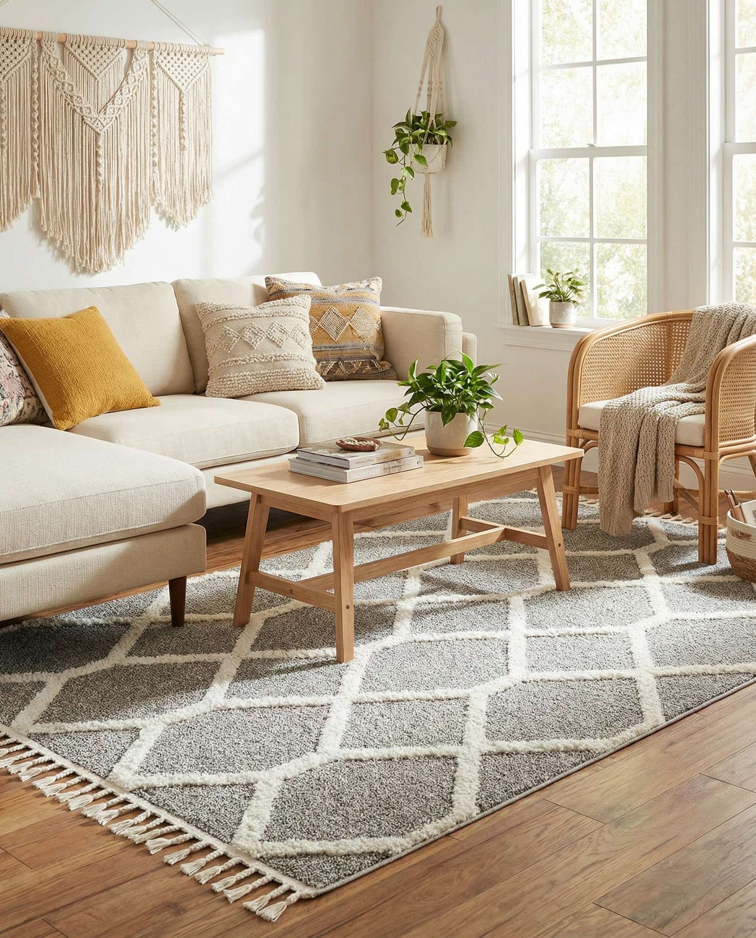 5' 3 x 8' Boho Rug