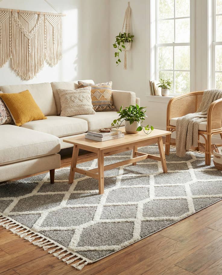 Detail image of 5' 3 x 8' Boho Rug