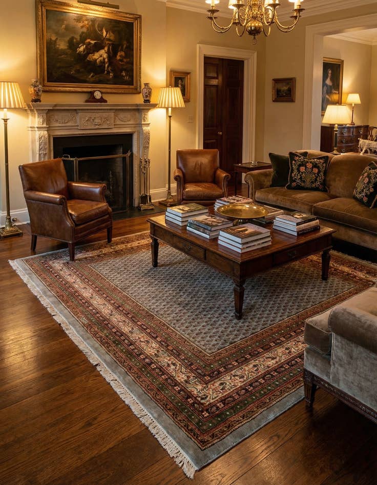 Detail image of  6' 5 x 6' 11 Mir Square Rug