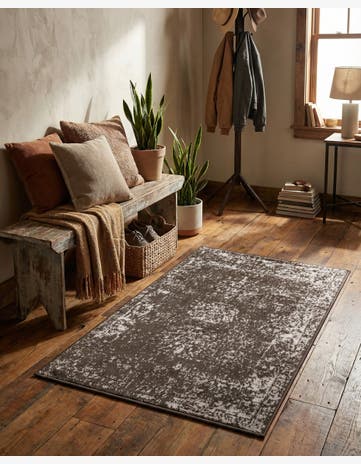 Brown Monte Carlo Rug