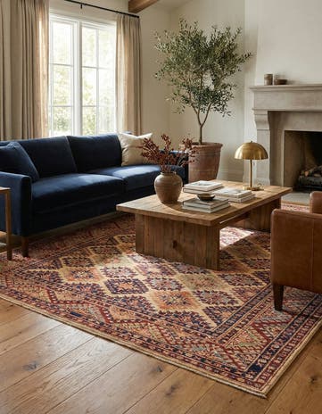 5' 8 x 7' 11 Hand Knotted Kazak Oriental Rug