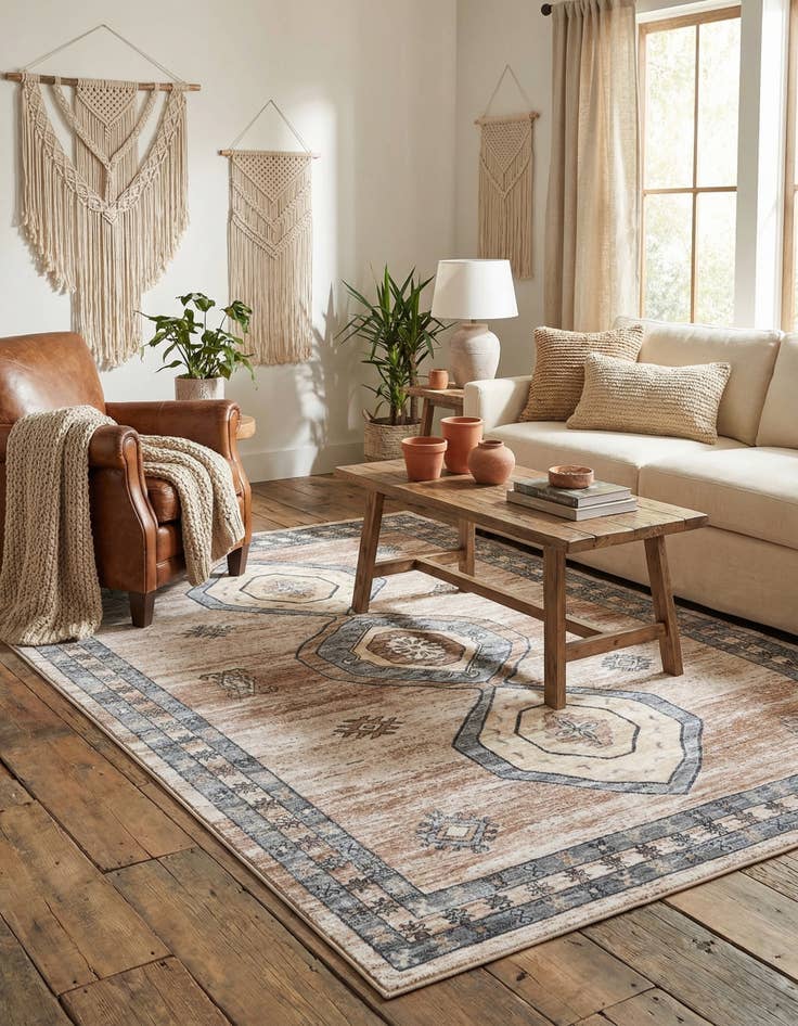 Detail image of 6' 7 x 9' Medina Rug