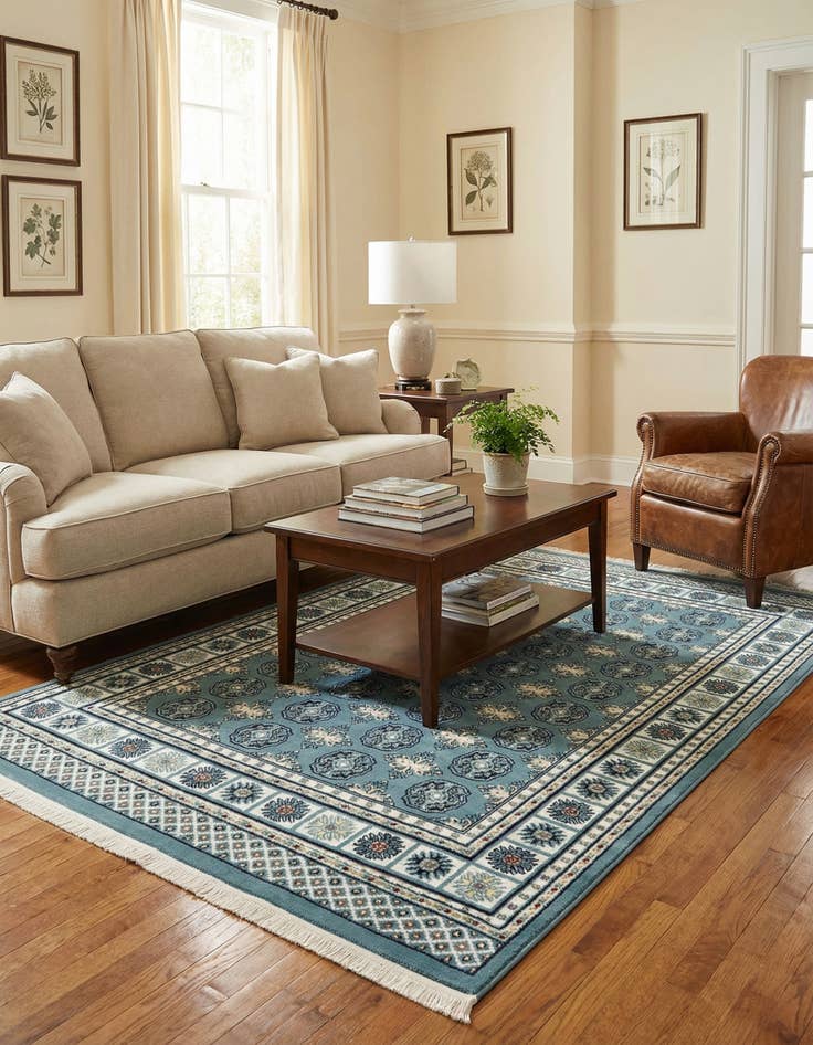 Detail image of  4' x 6' Nain Design Rug