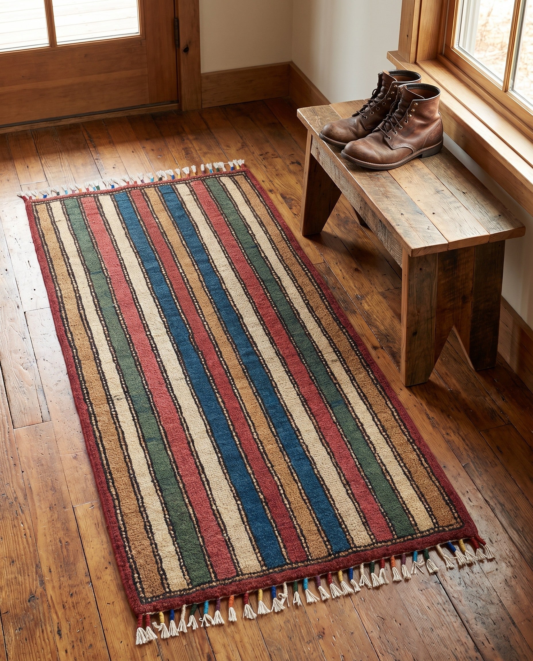 1' 8 x 3' 3 Hand Knotted Ariana Ziegler Rug