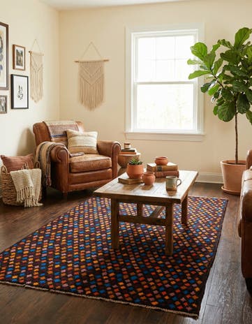 3' 10 x 6' 2 Hand Knotted Balouch Wool Rug