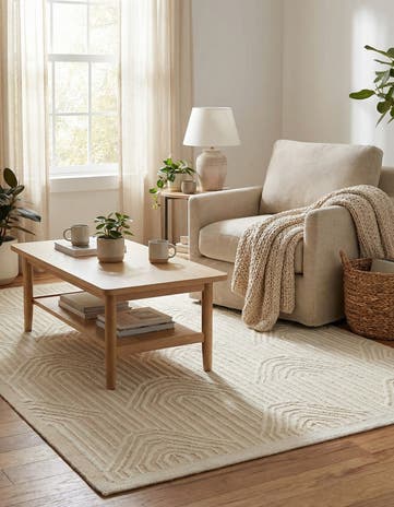 4' 1 x 6' 2 Hand Woven Rug