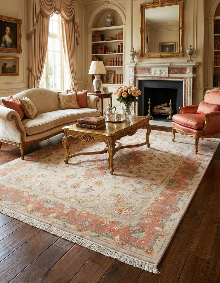 Detail image of 5' x 7' Tabriz Rug