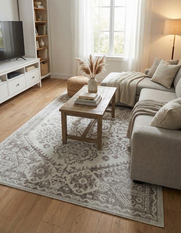 Cream Oxford Rug