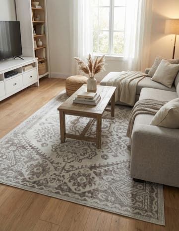 Cream Oxford Rug