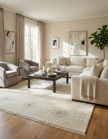 8' 2 x 11' 8 Hand Knotted Darya Wool Rug