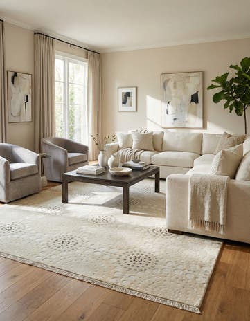 8' 2 x 11' 8 Hand Knotted Darya Wool Rug