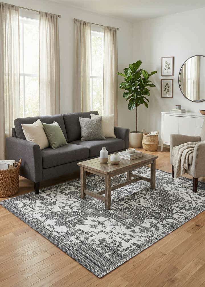 5' x 8' Easy-Clean Vista Breeze Indoor / Outdoor Rug