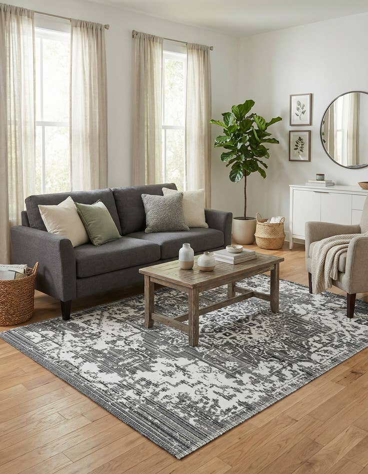 Detail image of  5' x 8'  Washable Vista Breeze Indoor / Outdoor Rug