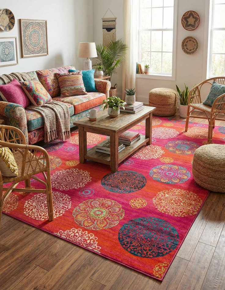 Detail image of  10' x 14' Azalea Rug