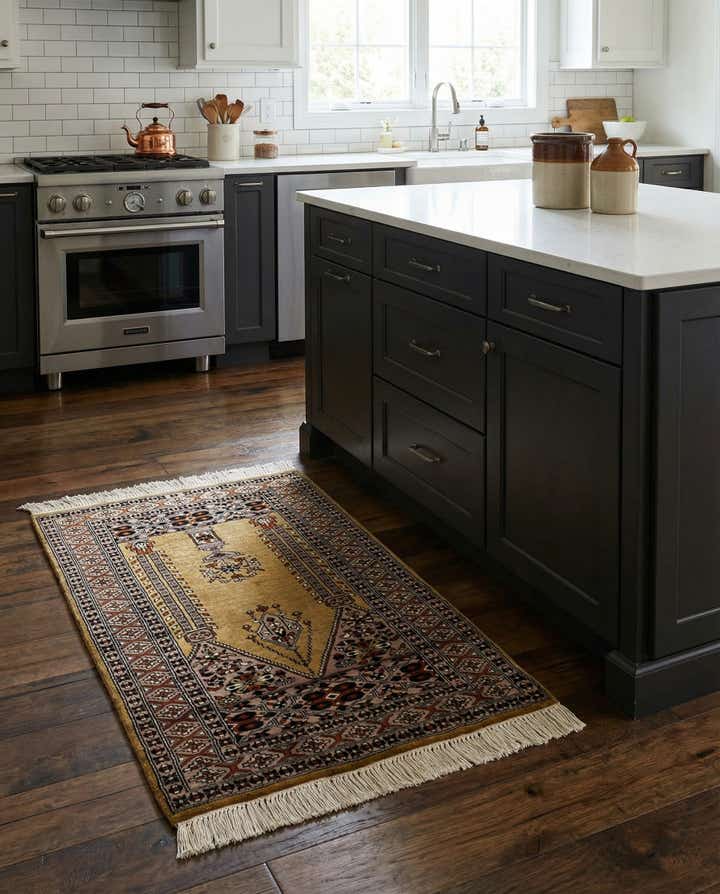 2' 8 x 4' 2 Hand Knotted Bokhara Wool Rug