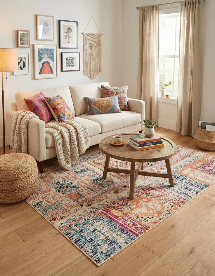 Detail image of  4' x 6'  Washable El Paso Rug