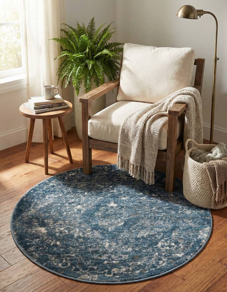 Detail image of  3' x 3' Oregon Round Rug