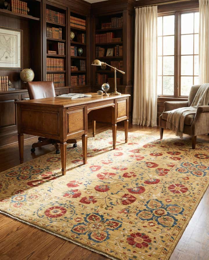 5' 2 x 6' 11 Hand Knotted Ariana Ziegler Oriental Rug