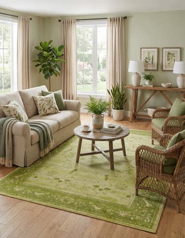 Light Green Miranda Rug