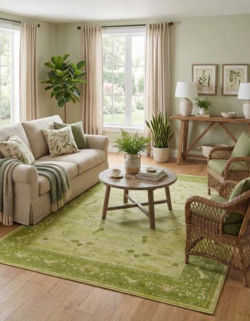 Light Green Miranda Rug