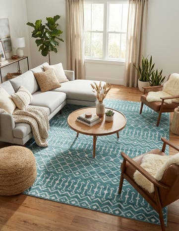 7' 10 x 11' Kasbah Trellis Rug