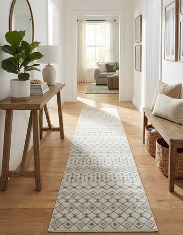 3' 3 x 16' 5 Moroccan Trellis Runner Rug