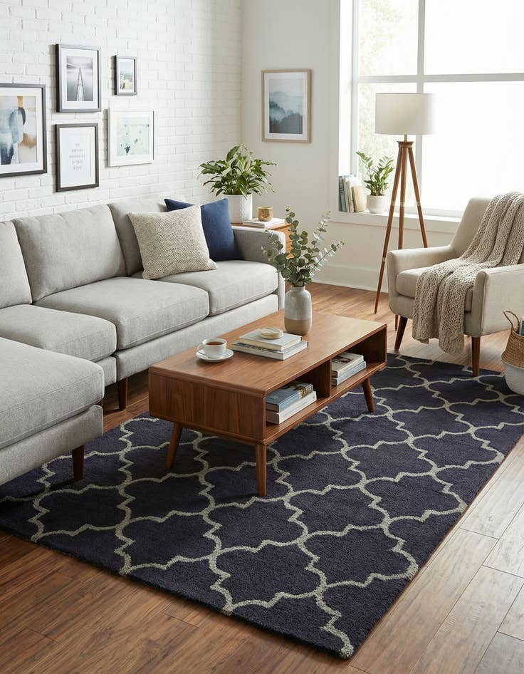 Detail image of 5' x 8' Luna Wool Rug