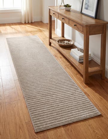 Ivory Contour Runner Rug