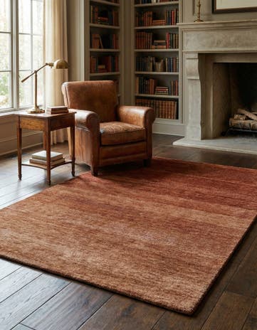 5' 2 x 6' 5 Hand Knotted Gabbeh Wool Rug