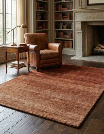 5' 2 x 6' 5 Hand Knotted Gabbeh Wool Rug