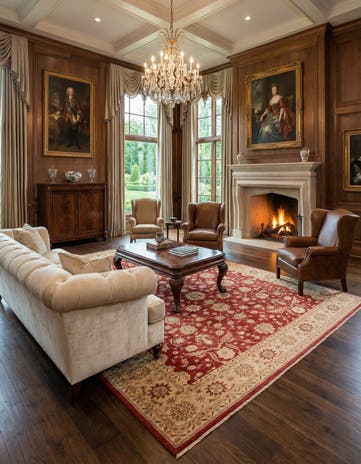 13' 1 x 17' 2 Hand Knotted Peshawar Ziegler Rug