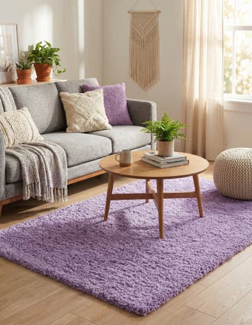 3' x 5' 3 Solid Shag Rug