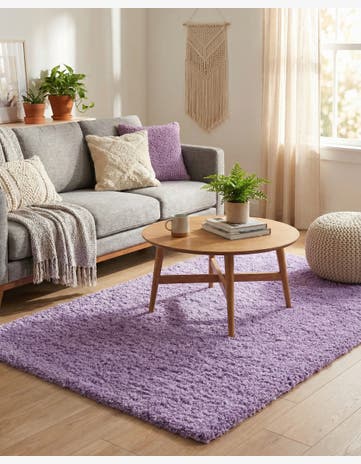 3' x 5' 3 Solid Shag Rug