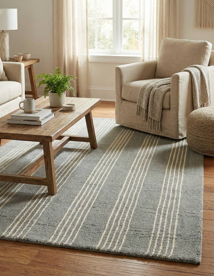 Detail image of 2' 2 x 3' 2 Jill Zarin Natural Wool Rug