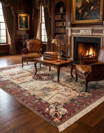 6' 2 x 9' Tabriz Rug