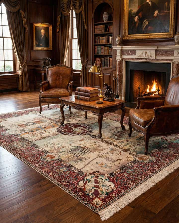6' 2 x 9' Tabriz Rug