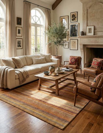 5' 7 x 6' 11 Juma Wool Rug