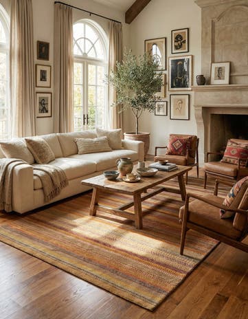 5' 7 x 6' 11 Juma Wool Rug