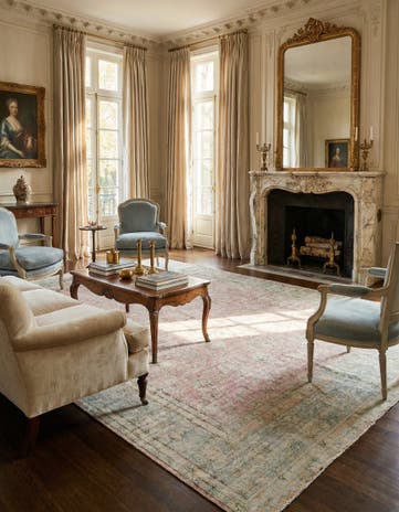 9' 8 x 12' 11 Vintage Royal Wool Rug