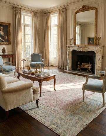 9' 8 x 12' 11 Vintage Royal Wool Rug