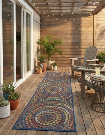 Easy-Clean Baja Indoor / Outdoor Runner Rug