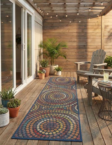 Easy-Clean Baja Indoor / Outdoor Runner Rug