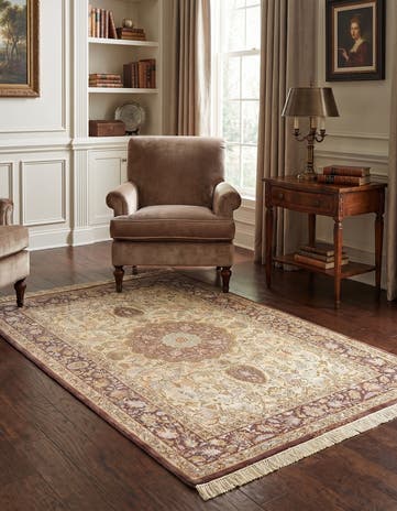 3' 4 x 5' Ghom Silk Rug