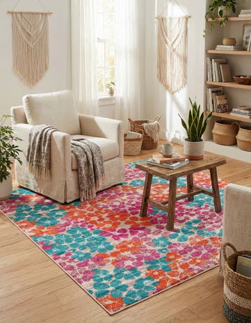 Azalea Square Rug