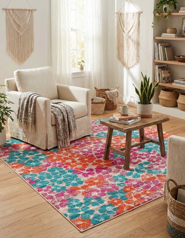 Azalea Square Rug