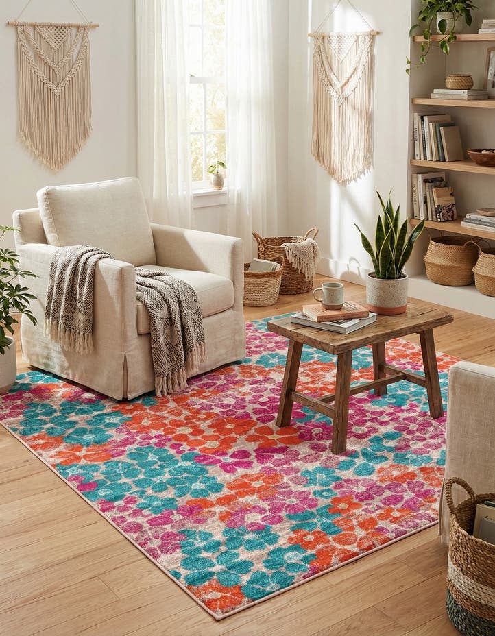 7' 10 x 7' 10 Azalea Square Rug