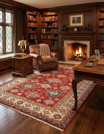 5' 6 x 8' 2 Kazak Wool Rug